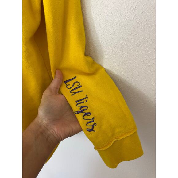 Colosseum LSU Tigers Gold & Purple Hoodie Sweatshirt XL - Picture 2 of 7